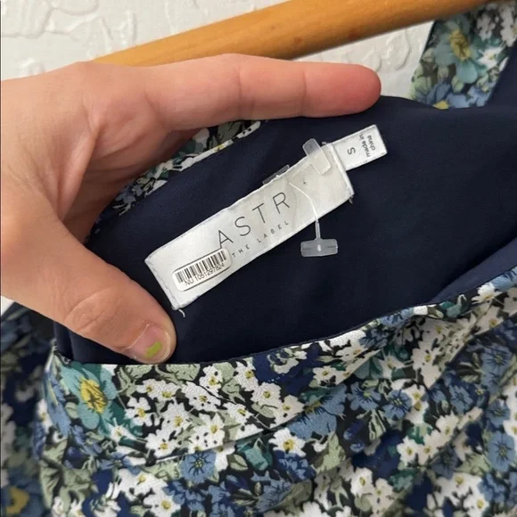 ASTR The Label SANTORINI DRESS Blue Green Yellow MIDI White Small - Picture 6 of 6